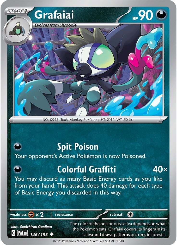 Grafaiai (146/193) [Escarlata y Púrpura: Evolución en Paldea]
