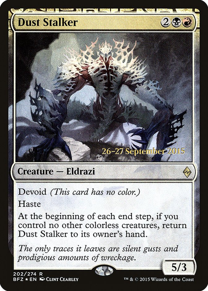 Traqueur de poussière [Prerelease Promos Battle for Zendikar]