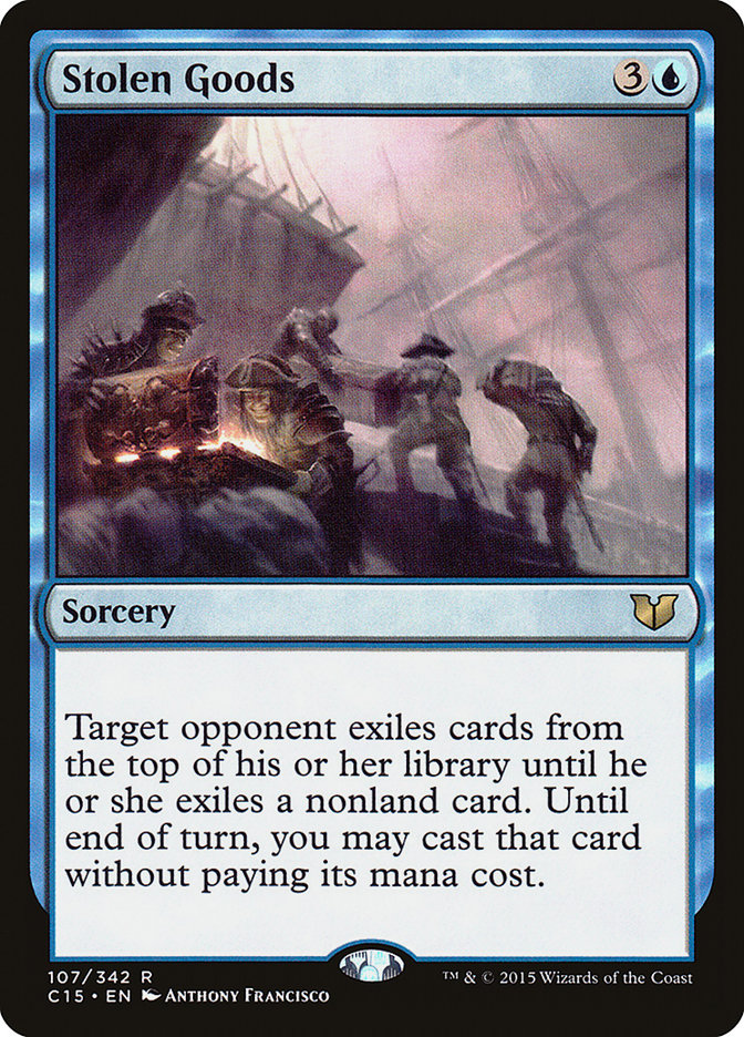 Marchandises volées [Commander 2015]