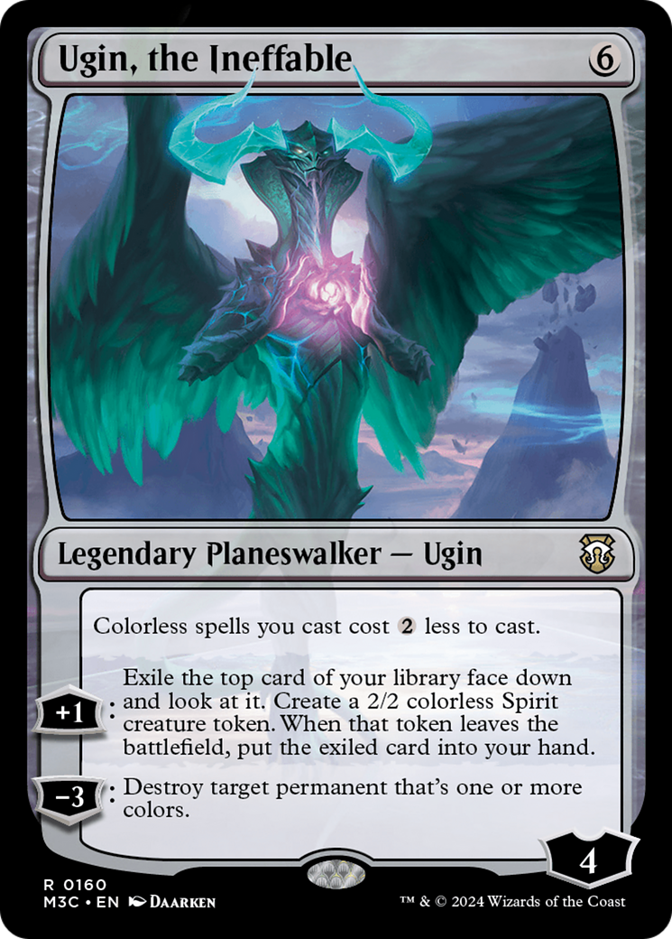 Ugin, el inefable (lámina ondulada) [Modern Horizons 3 Commander]