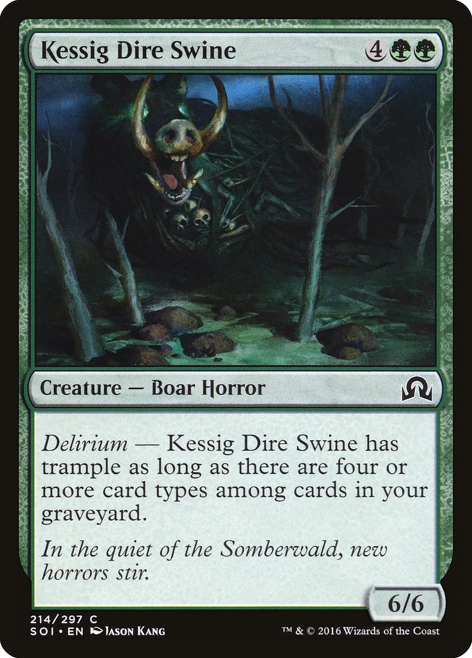 Cochon sauvage de Kessig [Ténèbres sur Innistrad]