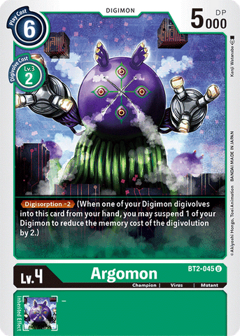 Argomon [BT2-045] [Colección especial de lanzamiento ver. 1.5]
