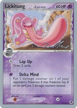 Lickitung (19/101) (Especie Delta) (Ascenso Legendario - Tom Roos) [Campeonatos Mundiales 2007]