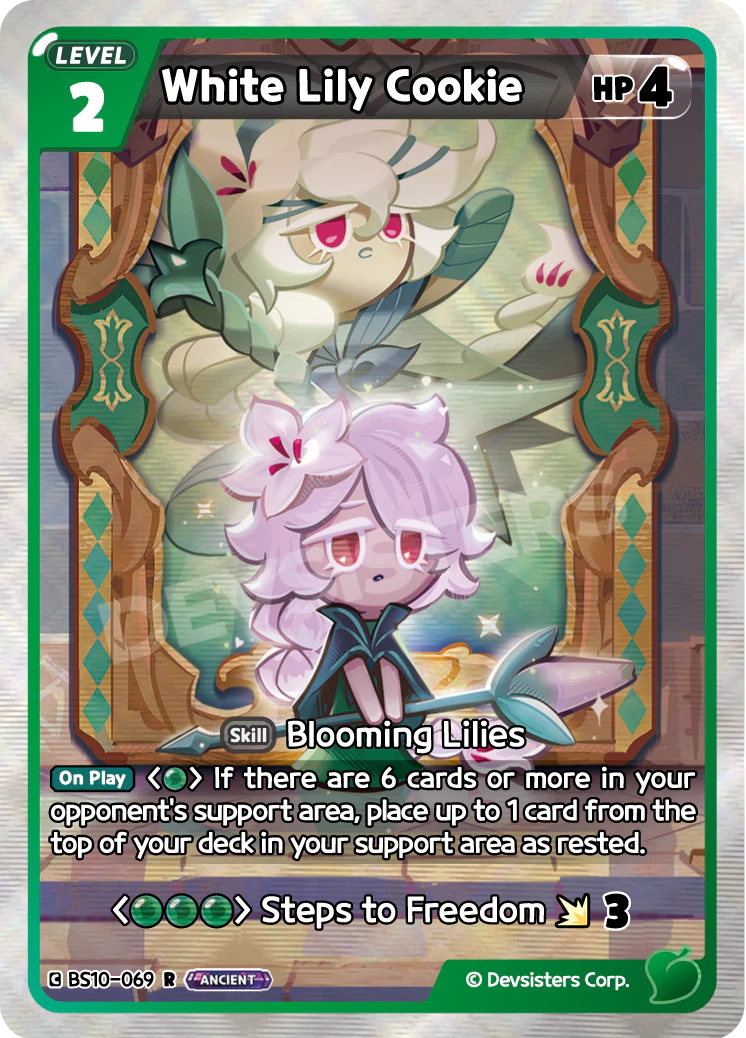 Image for White Lily Cookie (BS10-069) (BS10) - CookieRun: Braverse TCG