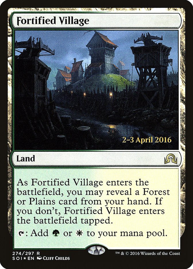 Village fortifié [Promos d'avant-première Les ombres sur Innistrad]