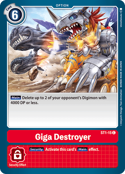 Giga Destructor [ST1-15] [Mazo Inicial: Gaia Roja]