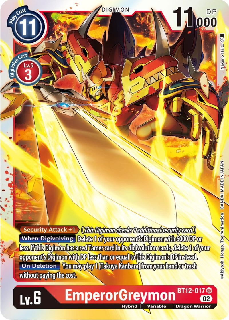 EmperorGreymon [BT12-017] [A través del tiempo]