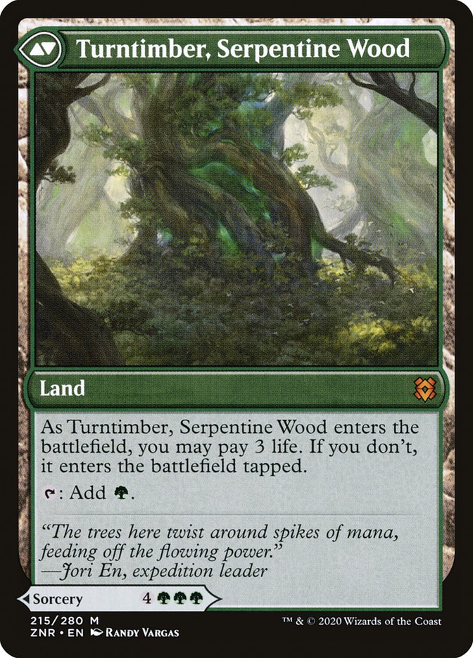 Simbiosis de Maderagiro // Maderagiro, bosque serpentino [Levantamiento de Zendikar]