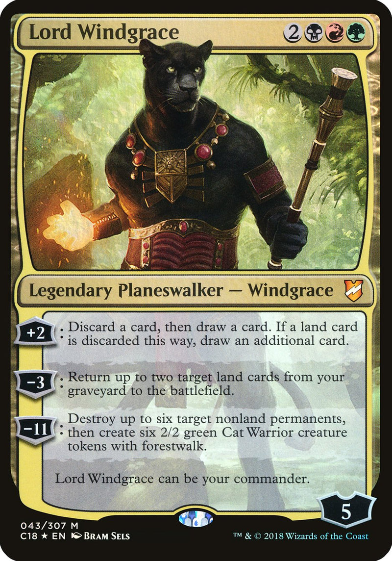 Lord Windgrace (Sobredimensionada) [Commander 2018 Sobredimensionada]