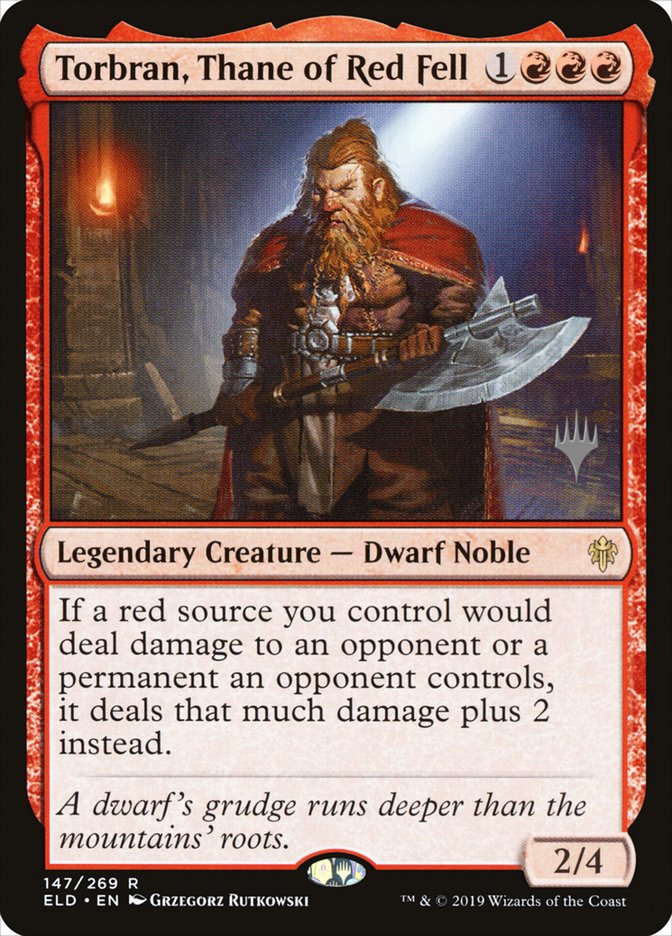 Torbran, thane du Roc Rouge (Pack promo) [Promos Le trône d'Eldraine]