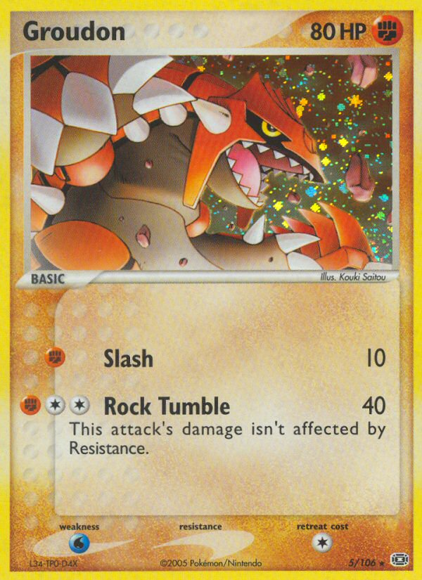 Groudon (5/106) [EX: Émeraude]