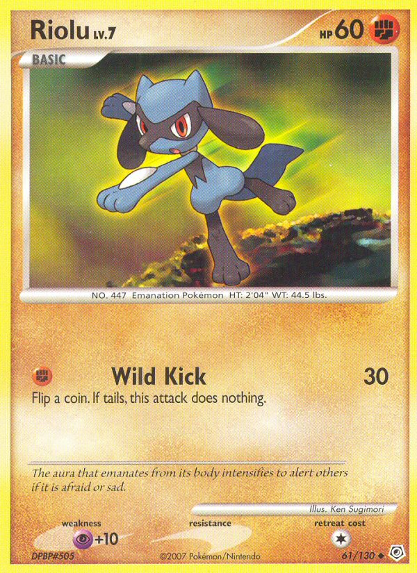 Riolu (61/130) [Diamant et Perle : Set de Base]