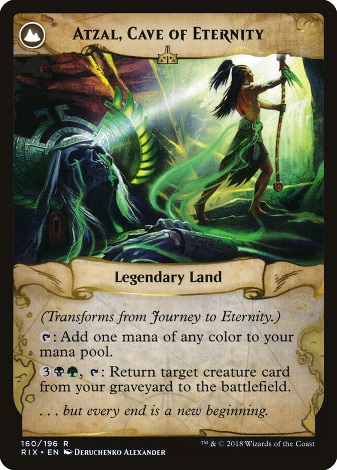 Voyage vers l'éternité // Atzal, cave de l'éternité [Rivals of Ixalan]