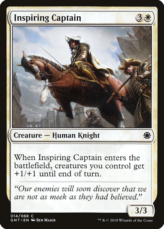Capitán inspirador [Noche de juegos 2018]