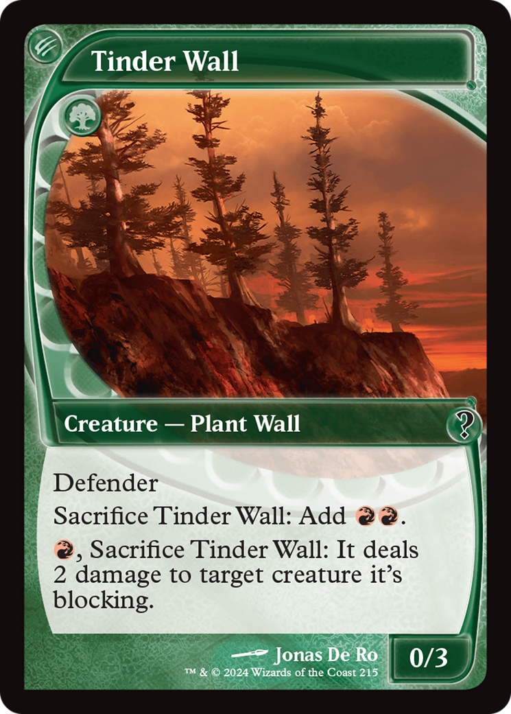 Mur de tinder (Prescience) [Mystery Booster 2]