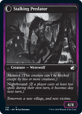 Voyageuse louche // Prédatrice tapie [Innistrad: Double Feature]
