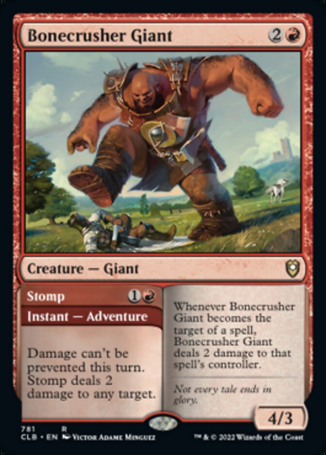 Géant écraseur d'os // Piétinement [Commander Legends: Battle for Baldur's Gate]
