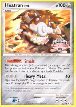 Heatran (30/146) (Campeonatos Regionales) [Diamante & Perla: Leyendas Despertadas]