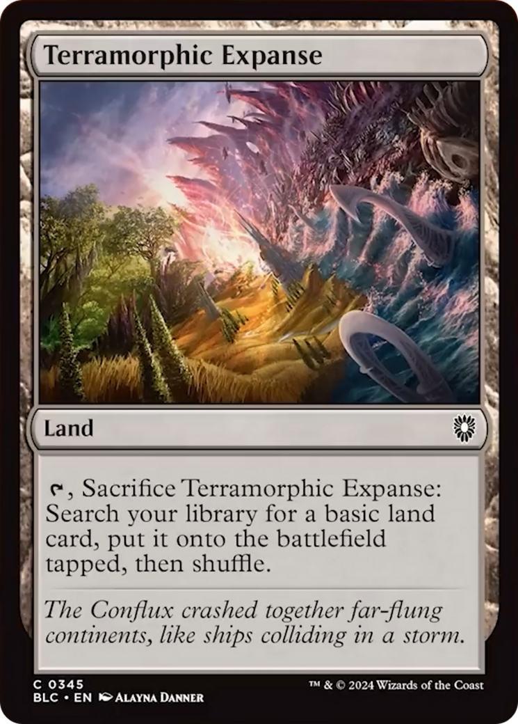 Étendues terramorphes [Commander Bloomburrow]