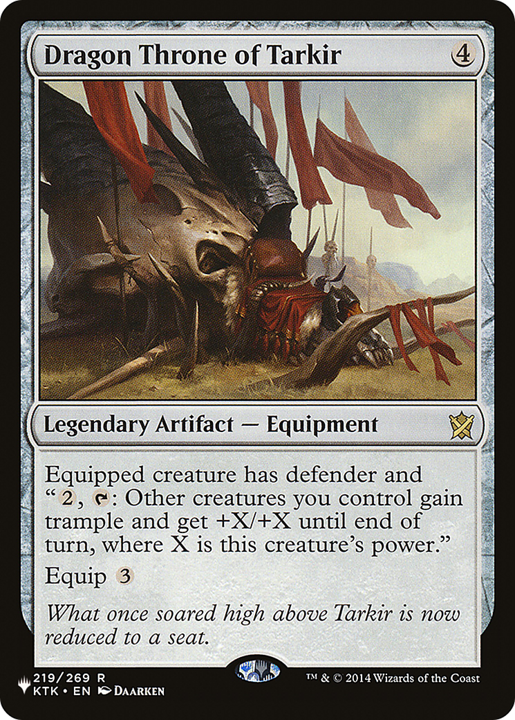 Trono Dragón de Tarkir [The List]