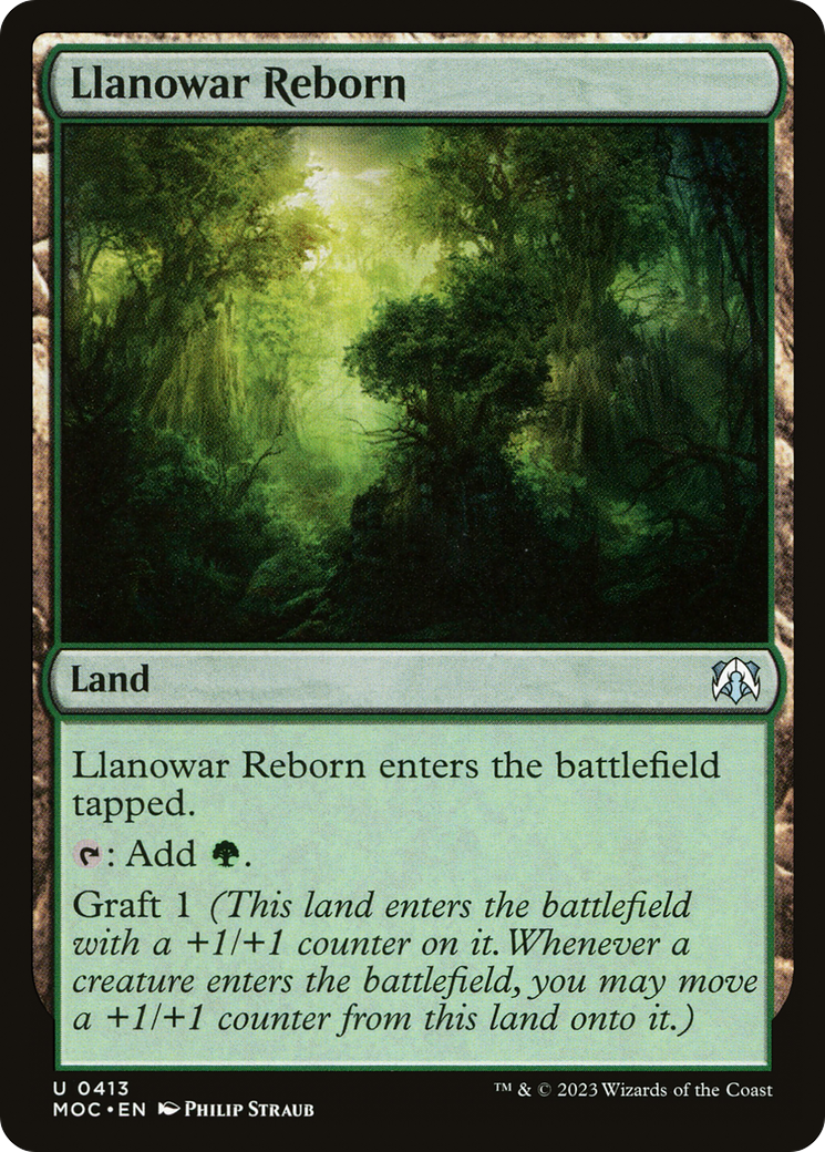 Llanowar renace [Marcha de las máquinas Commander]
