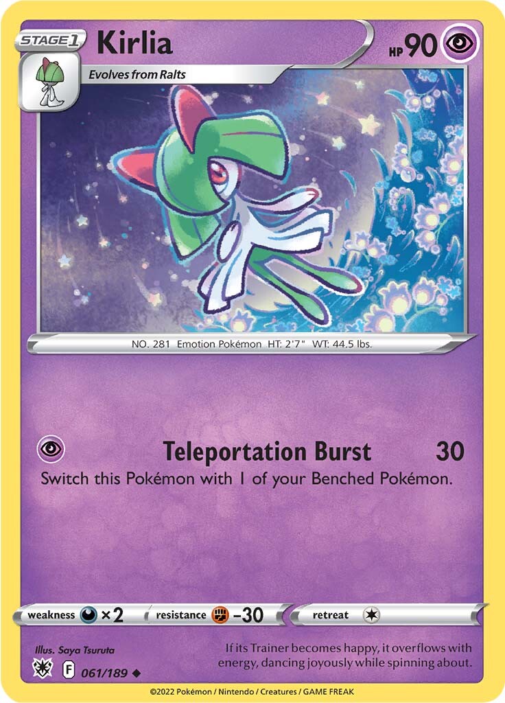 Kirlia (061/189) [Espada y Escudo: Resplandor Astral]