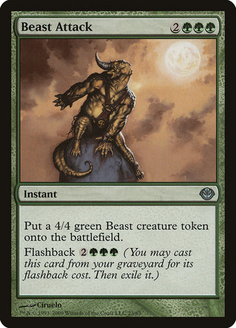 Ataque bestial [Duel Decks: Garruk vs. Liliana]