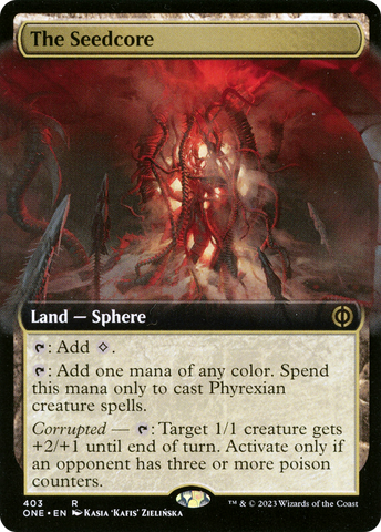 Núcleo de semilla (Arte extendido) [Phyrexia: All Will Be One]
