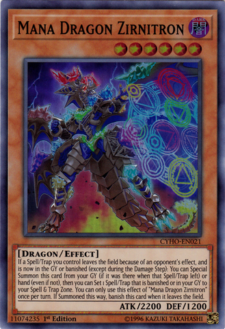 Dragon Mana Zirnitron [CYHO-FR021] Super Rare