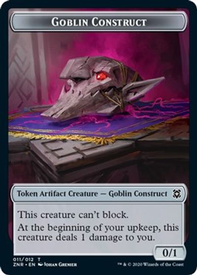 Satyre // Golem gobelin Jeton double-face [Jetons des Decks de défi 2021]