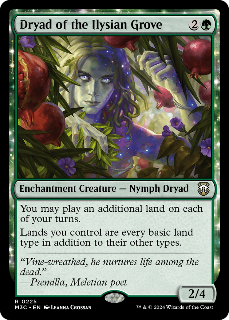 Dryade du bosquet ilysien (Feuille persistance) [Commander Horizons du Modern 3]