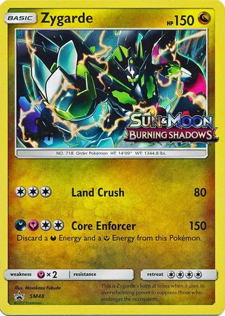 Zygarde (SL48) (Promo Avant-Première Équipe) [Soleil et Lune : Promos Étoile Noire]