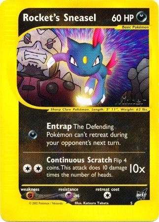 Farfuret de la Team Rocket (5) (Vainqueur) [Le meilleur des cartes Promo]