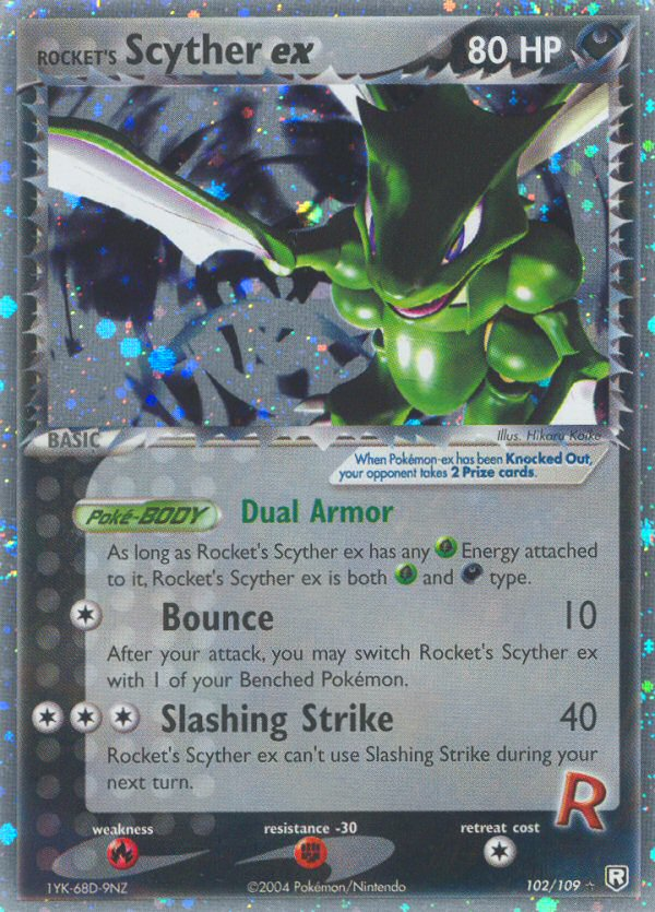 Scyther ex de Rocket (102/109) [EX: El Regreso del Team Rocket]