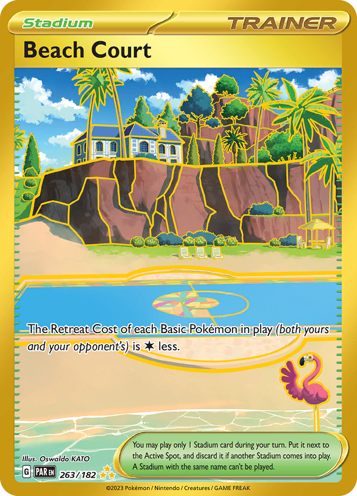 Terrain de plage (263/182) [Écarlate et Violet : Paradoxe Temporel]