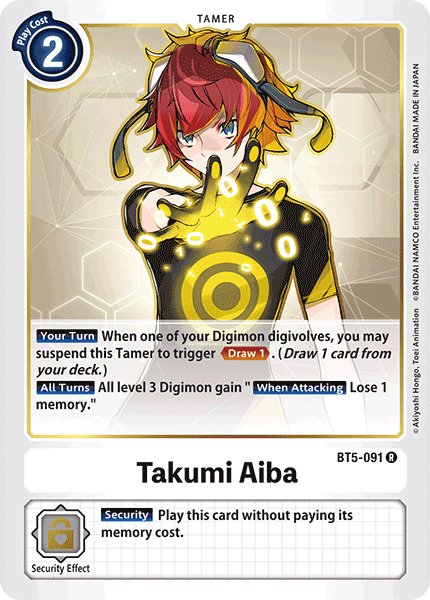 Takumi Aiba [BT5-091] [Batalla de Omni]