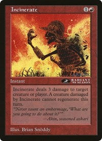 Incinerar (Sobredimensionada) [Cartas sobredimensionadas]