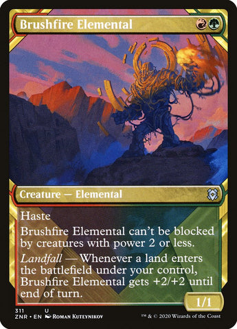 Elemental de erizadas (Exposición) [Zendikar Rising]