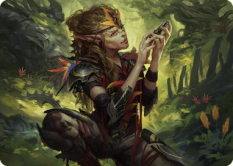 Meria, érudite de l'Antiquité, carte artistique [Série artistique Dominaria uni]