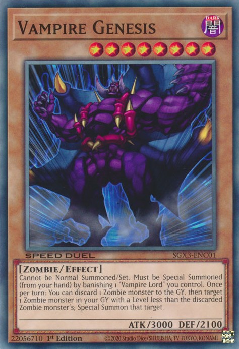 Génesis de Vampiros [SGX3-ENC01] Común