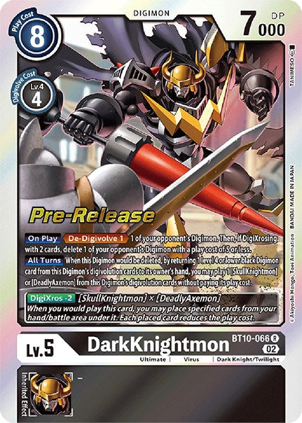 DarkKnightmon [BT10-066] [Cartas de Preestreno Xros Encounter]