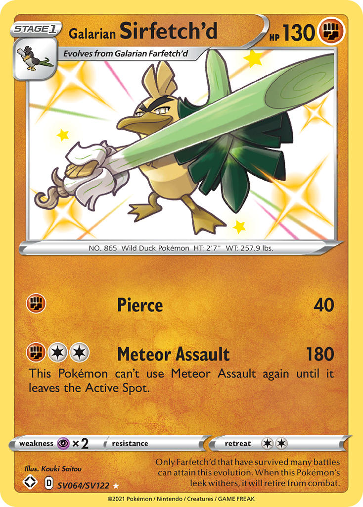 Palarticho de Galar (SV064/SV122) [Épée et Bouclier : Destinées Radieuses]