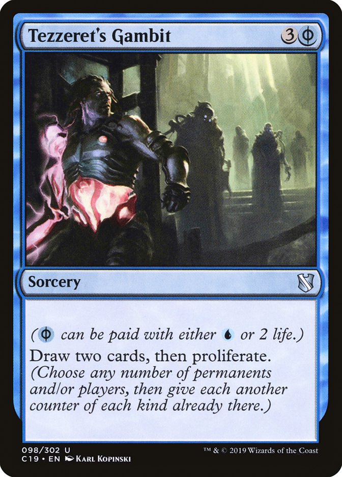 Le pari de Tezzeret [Commander 2019]