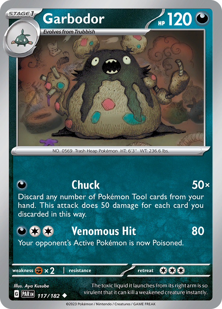 Garbodor (117/182) [Écarlate et Violet : Faille Paradoxale]