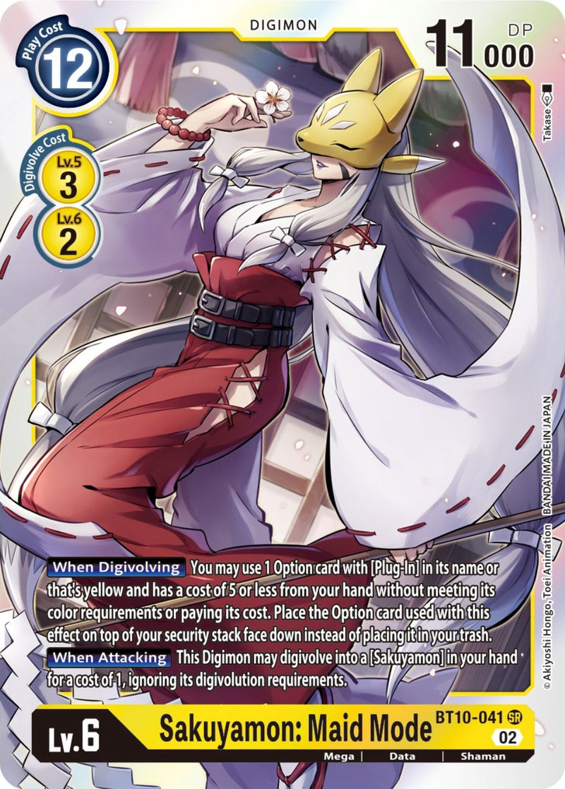 Sakuyamon: Modo Sirvienta [BT10-041] [Encuentro Xros]