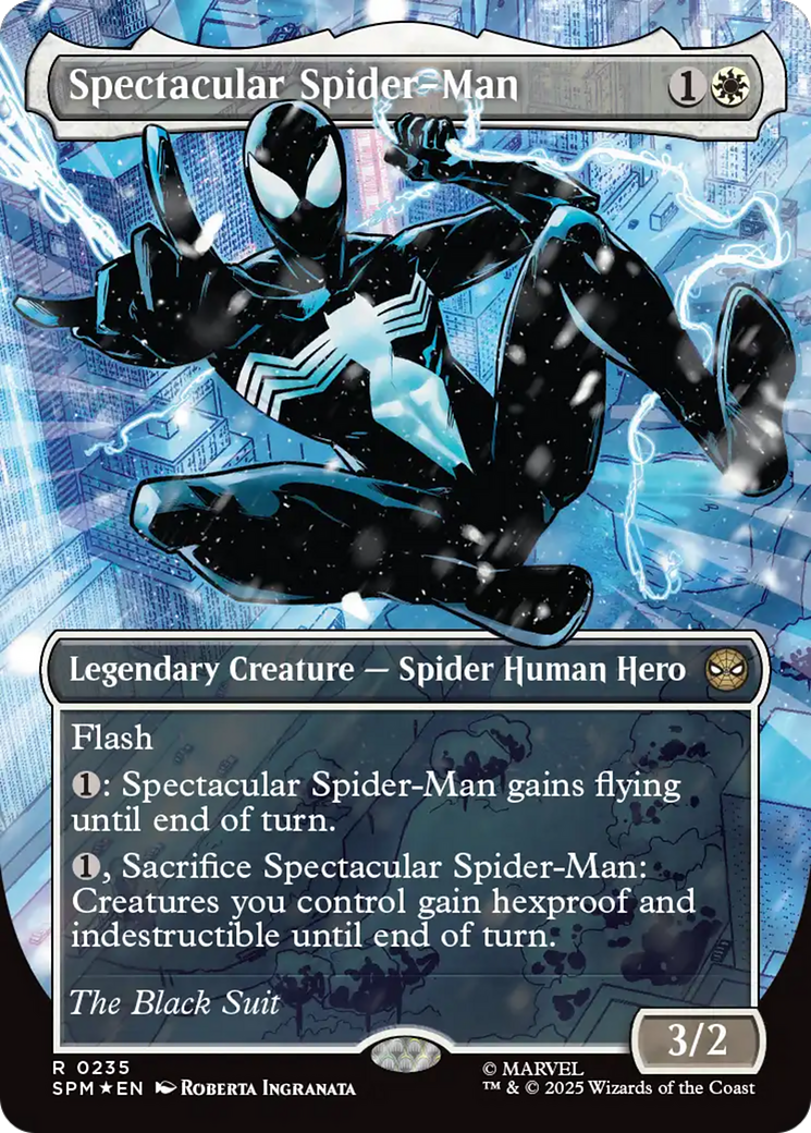 Spectacular Spider-Man (0235) (Sans bordure) (Feuille texturée) [Marvel's Spider-Man]