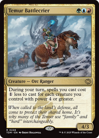 Temur: Grito de Batalla [Tarkir: Tormenta de Dragones]