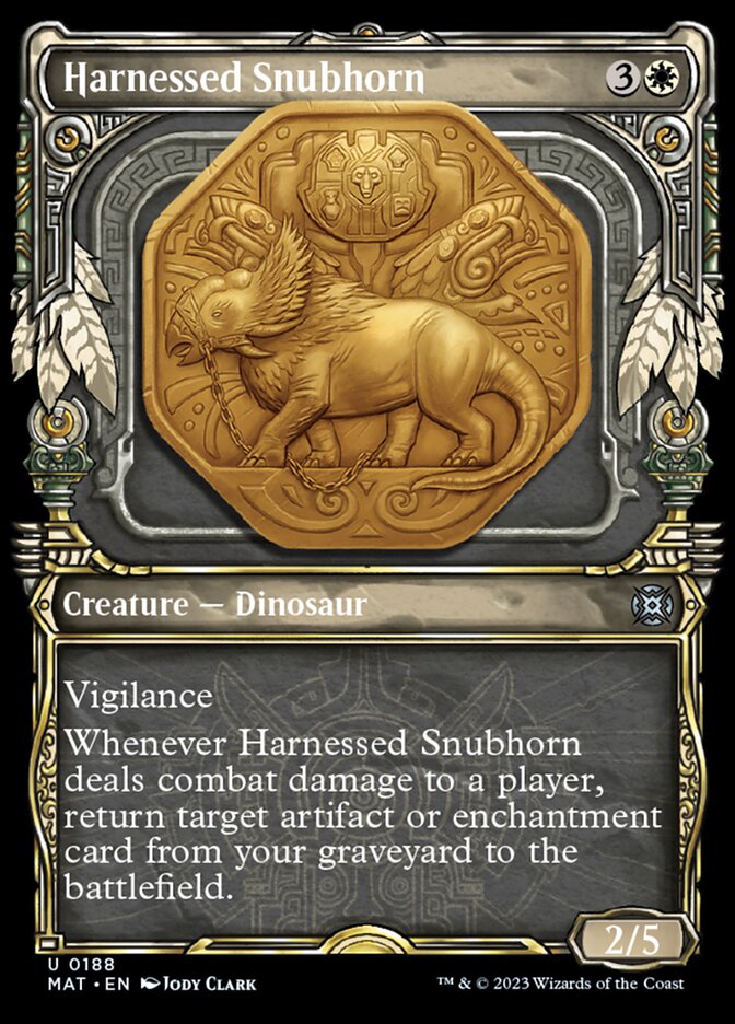 Colmillotrueno Embridado (Foil Halo de exhibición) [Marcha de las Máquinas: La secuela]