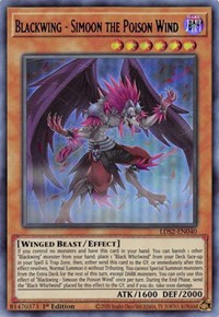 Blackwing - Simoon, el Viento Venenoso (Morado) [LDS2-EN040] Ultra Rara