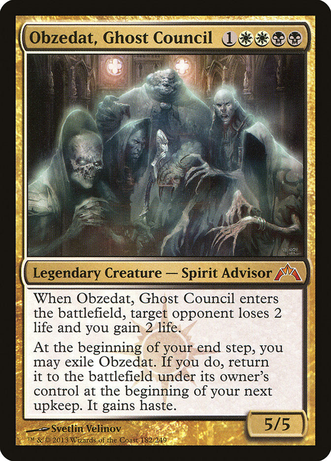 Obzedat, Conseil des spectres [Le serment des Gatewatch]